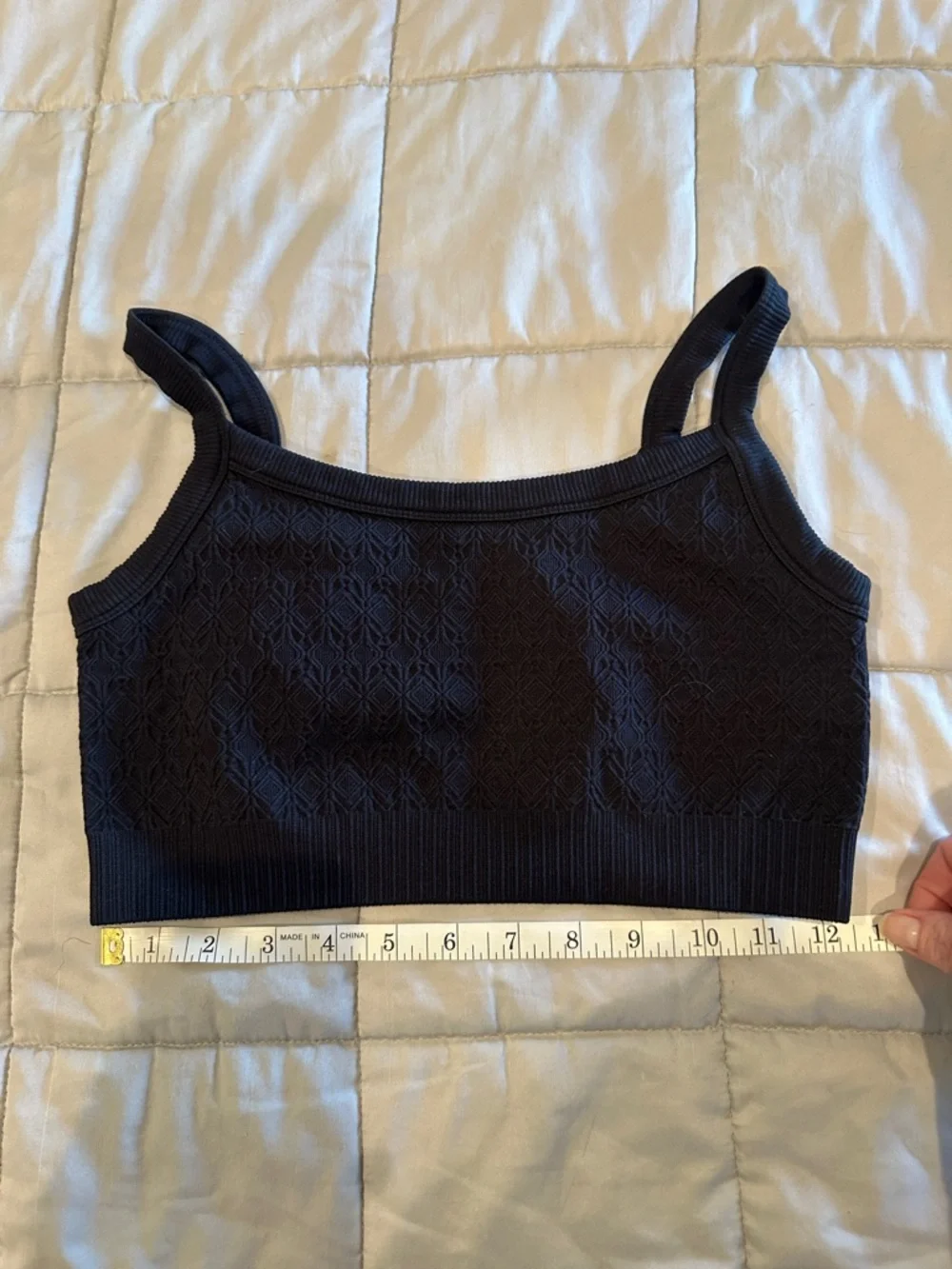 Target Black Ribbed Sporty Bralette - Picture 1 of 5